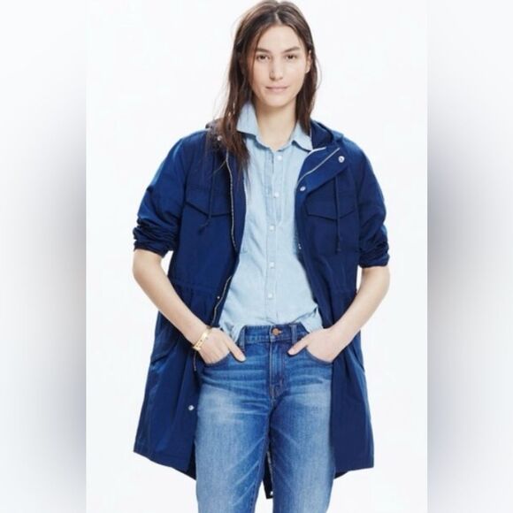 Madewell Hooded Fielder Anorak - Picture 1 of 8